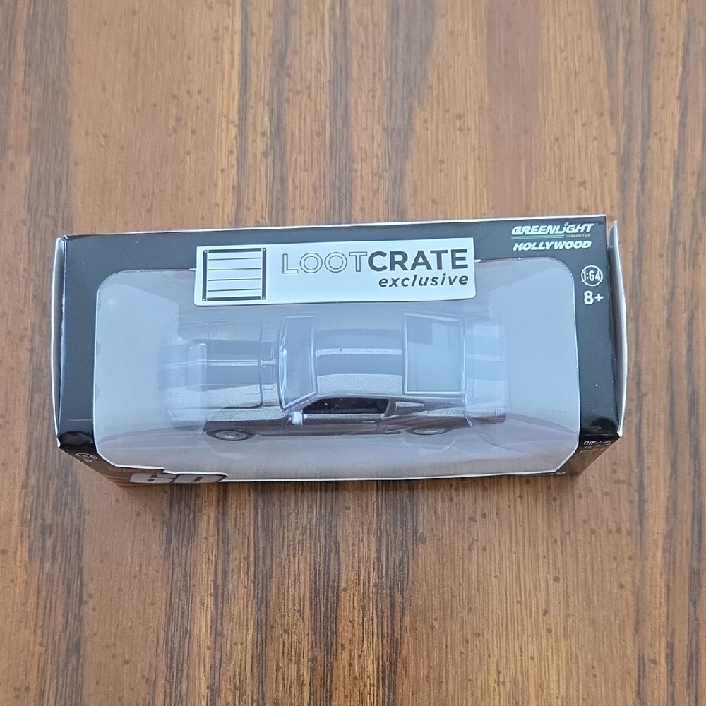 Loot Crate Exclusive Diecast Car - Black & Silver Gone In 60 Seconds Eleanor